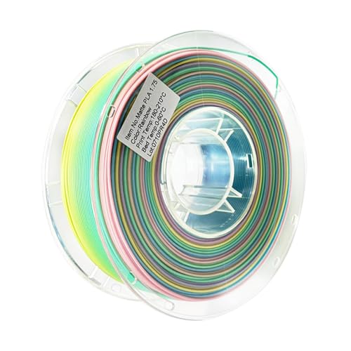 3D-Drucker-Filament, hohe Kompatibilität, 1,75 mm Filamentspule für 3D-Druck, stabiles Filamentbündel, kompatibel mit den meisten 3D-Druckern, ideal für verschiedene Projekte und Druckanforderungen von Jyxuyy