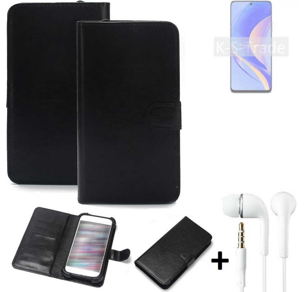 K-S-Trade Handyhülle für Huawei Enjoy 50 Pro, Wallet Case Handyhülle Schutzhülle Flip cover Flipstyle Tasche von K-S-Trade