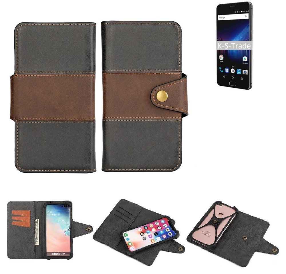 K-S-Trade Handyhülle für Phicomm Passion 4, Handyhülle Schutzhülle Hülle Bookstyle Wallet-Case Bumper von K-S-Trade