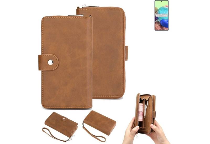 K-S-Trade Handyhülle für Samsung Galaxy A71 5G, Handyhülle Schutzhülle & Portemonnee Tasche Handytasche Case Etui von K-S-Trade