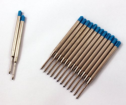 10 Stück Kugelschreiberminen 10cm Blau -K&B Vertrieb- Kuliminen Großraumminen Ersatzminen 699 von K&B Vertrieb
