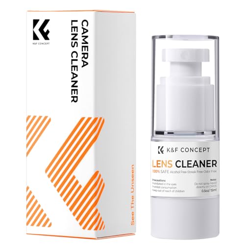 K&F Concept 15ml Screen Cleaning Spray Cleaning Solution -Alkoholfreies Bildschirmreinigungsfluid für Monitor//iPad/Laptop/Tablet/Computer von K&F Concept