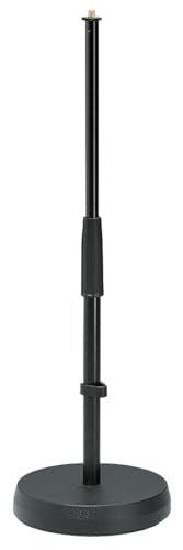 K&M 233 Tischstativ Schwarz – Stufenlos verstellbare Höhe 35,5 - 58 cm – 3/8“ Gewindeanschluss, Trittschalldämpfung K&M 233 Tischstativ Schwarz – Stufenlos verstellbare Höhe 35,5 - 58 cm – 3/8“ Gewindeanschluss, Trittschalldämpfung von K&M