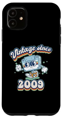 Hülle für iPhone 11 2009 Vintage Cassette Tape 16th Birthday Gift Retro Vibes von K7 Tape Birthday Outfit for Retro Vintage Fans