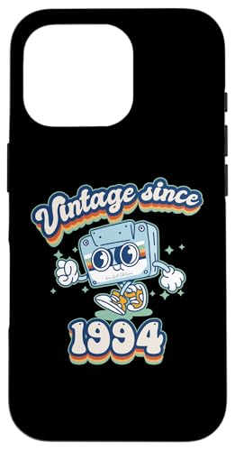 Hülle für iPhone 16 Pro Vintage Since 1994 Classic 31st Birthday Retro Memories von K7 Tape Birthday Outfit for Retro Vintage Fans