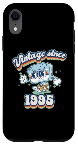 Hülle für iPhone XR Vintage Since 1995 Retro 30th Birthday Classic Design von K7 Tape Birthday Outfit for Retro Vintage Fans