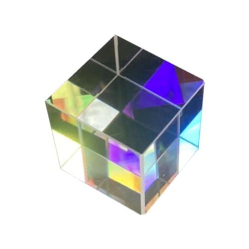 KACPLY Prismen-RGB-Kombinator-Splitter, dichroitisches Prisma, Dekoration, Physik, Lehrwerkzeuge, Fotografie, Forschung, pädagogisches Geschenk von KACPLY