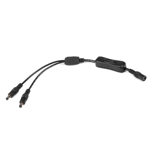 KADSXIYA DC5521 Splitter-Adapterkabel, 5,5 x 2,1 mm, 1 Buchse auf mehrere Stecker, Kabel für LED von KADSXIYA