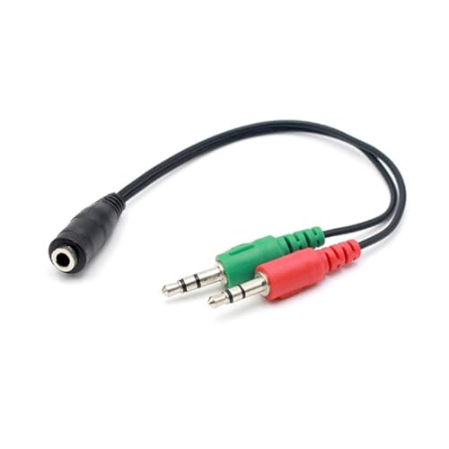 KADSXIYA Headsets Mikrofon Splitter Kabel für PC 3,5 mm Kopfhörer Sound Adapterkabel von KADSXIYA