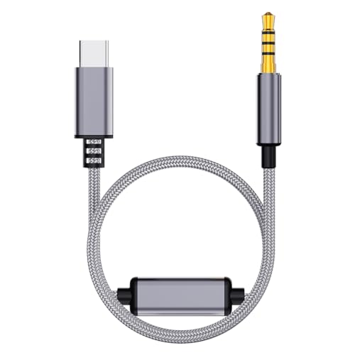 KADSXIYA Robuster USB-Typ-C-auf-3,5-mm-Adapter für Kopfhörer, Lautsprecher auf Laptop-Pad von KADSXIYA