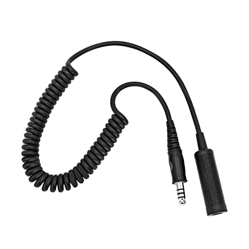 KADSXIYA Tacticals Headset-Adapter, 7,1 mm auf U-174/U Kopfhörer-Verlängerungskabel, 1 m von KADSXIYA