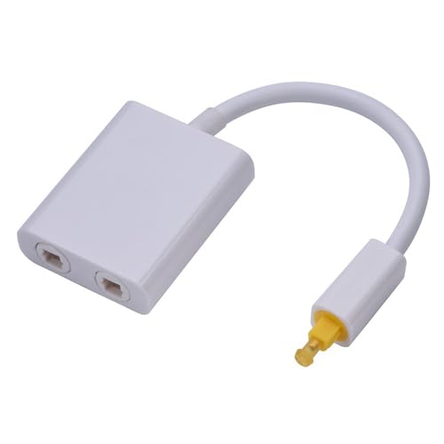 KAHDGSS Digitaler Faser Optischer Splitter 1 In 2 Out Sound Adapter Compatible Distributor Kabel Für Verstärker HDTV von KAHDGSS