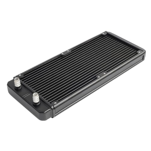 KAHDGSS Wasserkühlungskühler 18 Rohre SRL240F10 Wärmereihe Aluminium Wärmetauscher Kühler Für PC CPU Computer von KAHDGSS