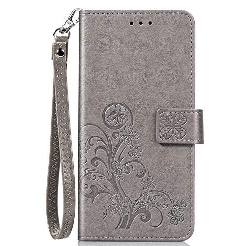 KAIDON Hülle Kompatibel Mit Nokia 6.2 / Nokia 7.2 (6,3 Zoll), [Model:DE-C1-012] Weiche TPU Innenschale PU Leder Flip Wallet Schutzhülle Klapphüllen (Grau) von KAIDON