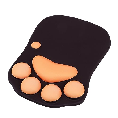 KAILIKETIY Mauspad Handauflage Schreibtischarmlehne Armlehne Wrist Support tischmatte Mouse pad computermaus pad schreibstuhlunterlage Büro-Mauskissen Geburtstagsgeschenk sbr Black von KAILIKETIY