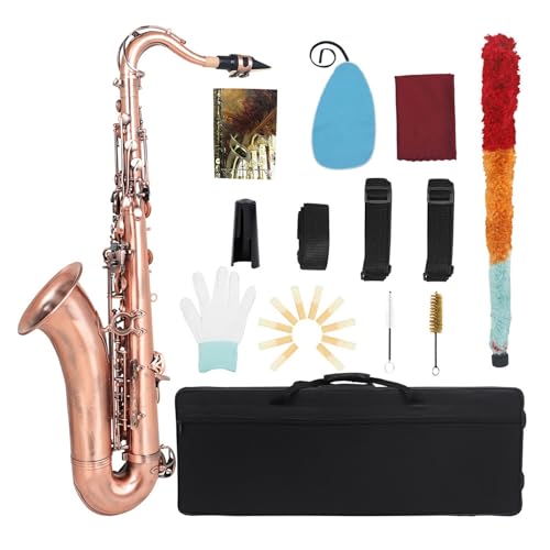 B-Tenor-Saxophon professionelles Instrument für Erwachsene und Anfänger Professionelles Saxophon(Red) von KAILNDF