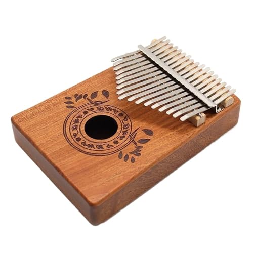 Daumenklavier Kalimba 17 Tasten Anfängerinstrument Fingerklavier kalimba instrument(Walnut) von KAILNDF