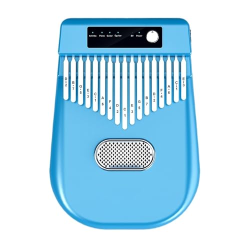 Daumenklavier elektronisches Kalimba-Musikinstrument 17 Noten kalimba instrument(Blue) von KAILNDF