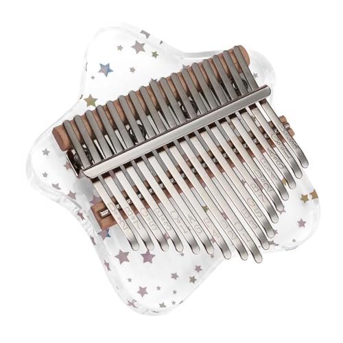 Kalimba Piano 17 Tasten Fingerklavier Musikinstrumente kalimba instrument(White) von KAILNDF