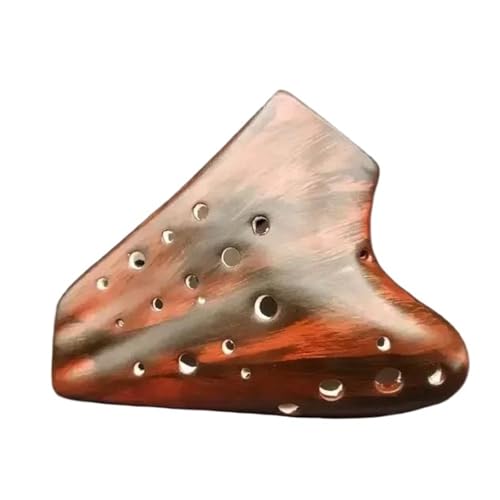 Ocarina Alto C Key 16 Loch Keramik Ocarina Professionelles Musikinstrument für Anfänger okarinas(Style 2) von KAILNDF