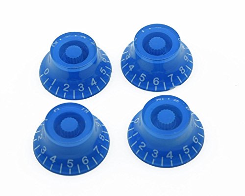 kaish 4 blau W/Weiß Nr. LP Gitarre Bell Knobs Potiknöpfe Top Hat Knöpfe für Les Paul von KAISH