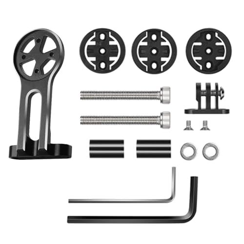 KAIXINXIN Verstellbare Fahrradcomputer-Halterung, Rennrad, Tacho, Halterung, Fahrradverlängerung, Computerhalterung, Lichtständer von KAIXINXIN