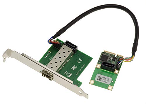 KALEA-INFORMATIQUE Mini PCI Express MiniPCIe-Karte - 1 SFP Port LAN GIGABIT ethernet mit Intel I210 Chipsatz. von KALEA-INFORMATIQUE