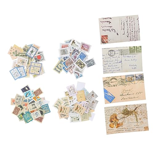 KALLORY 1 Satz Stempelaufkleber Selber Machen Diy Tagebuch Aufkleber Fotoalbum Scrapbooking Sticker Scrapbook Stickers Aufkleber Aus Papier Briefmarkenaufkleber Selber Machen 184 Blatt von KALLORY