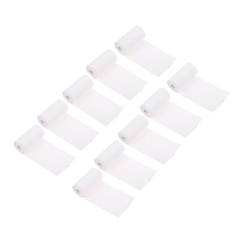 KALLORY 10 Rollen druckerpapier einschlagpapier druckpapier Bonrollen Thermopapier für den Supermarkt Papier für Thermodrucker pos Thermopapier Quittungspapier Thermopapier für Kassen Weiß von KALLORY