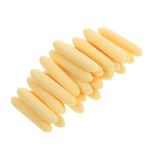 KALLORY 25St Markierungsnachfüllung Spitze Stiftspitzen Ersatzspitzen für Farbmarker pen tips schreibfedern Stift Spitzen Stiftspitzen schreiben Markierungsstiftspitzen Ballaststoff Yellow von KALLORY