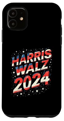 Hülle für iPhone 11 HARRIS WALZ 2024 Patriotisch von KAMALA HARRIS 2024