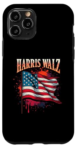 Hülle für iPhone 11 Pro HARRIS WALZ Amerikanische Flagge von KAMALA HARRIS 2024