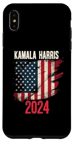 Hülle für iPhone XS Max KAMALA HARRIS 2024 Amerikanische Flagge Patriotisch von KAMALA HARRIS 2024