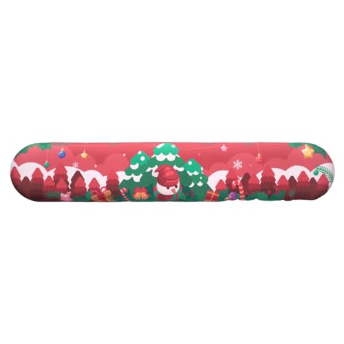 KAREN66 Weihnachten Handgelenkauflage für Tastatur, rutschfeste Handballenauflage mit Memory-Schaum, Ergonomisches Wrist Rest für Büro und Spiele (44cm) von KAREN66