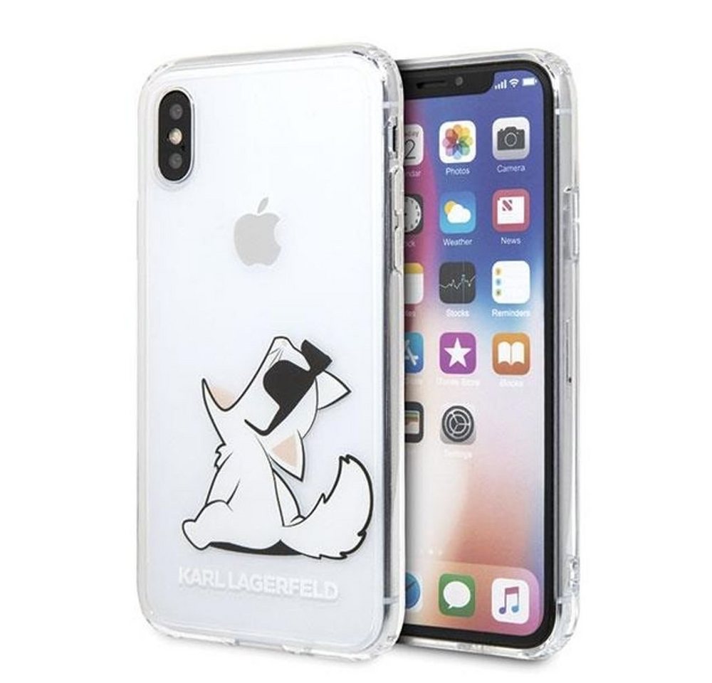 KARL LAGERFELD Handyhülle Karl Lagerfeld KLHCPXCFNRC iPhone X / Xs Hardcase von KARL LAGERFELD