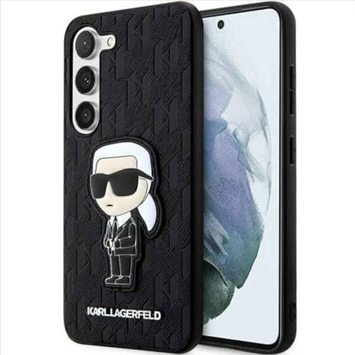 KARL LAGERFELD Hardcase Hülle Cover Saffiano Monogram für Samsung Galaxy S23 Plu von KARL LAGERFELD