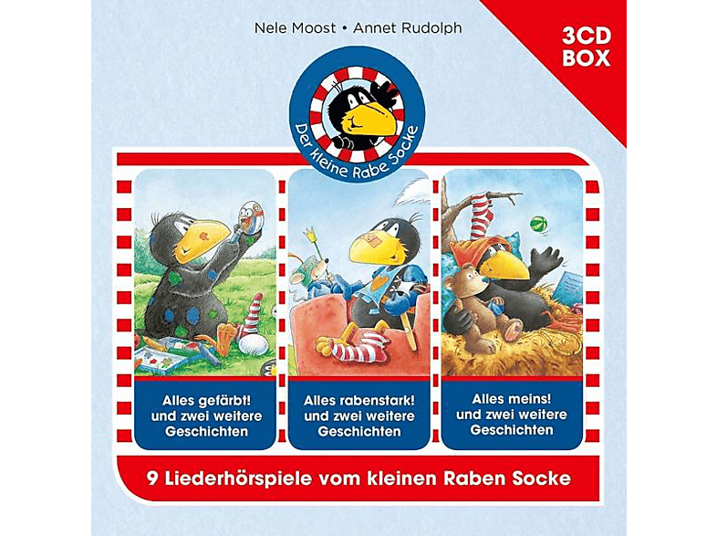 Der Kleine Rabe Socke - kleine Socke: 3-CD Hörspielbox Vol. 2 (CD) von KARUSSELL