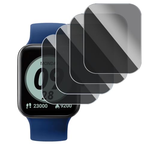 KARYLAX (4 Stück Anti-Spionage-Displayschutzfolien, aus Glas, kratzfest, Sichtschutz, für Apple Watch Series SE 2/6/SE/5/4, 40 mm, 4 Stück) von KARYLAX