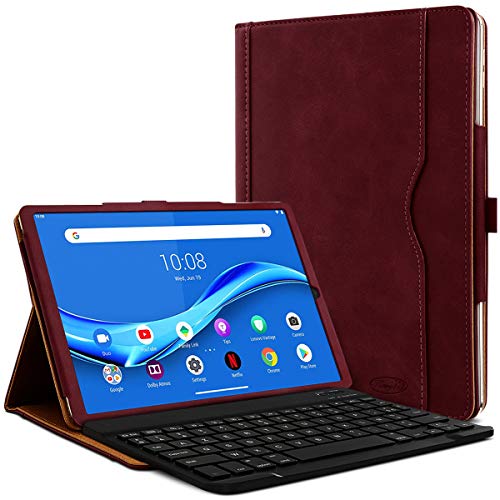 KARYLAX - AZERTY-Tastatur + Schutzhülle, Bordeaux, kompatibel mit Lenovo Tab M10 (3. Gen.) 10,1 Zoll 2022 von KARYLAX