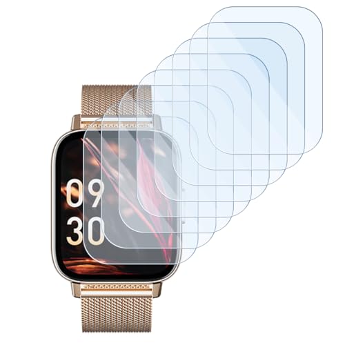 KARYLAX - Displayschutz aus flexiblem Glas, Härtegrad 9H, kratzfest, kompatibel mit Zoskvee Smartwatch 2,0 Zoll (2,0 Zoll), 8 Stück von KARYLAX