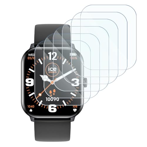 KARYLAX Displayschutzfolie aus flexiblem Glas, Härtegrad 9H, kratzfest, kompatibel mit IDEALROYAL P66 Smartwatch (1,85 Zoll), 6 Stück von KARYLAX