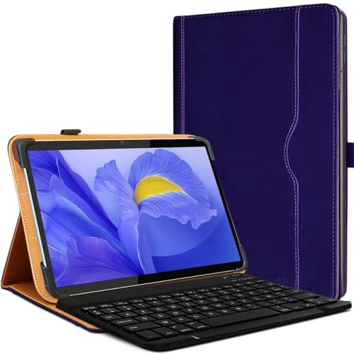 KARYLAX - Schutzhülle Farbe Violett + AZERTY-Tastatur Bluetooth Schutzhülle für Tablet Archos T101 WiFi 10,1 Zoll von KARYLAX