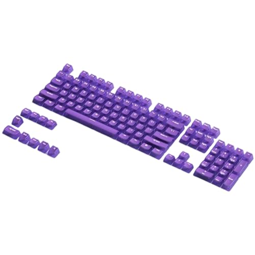 KASFDBMO Keycaps Stilvolle PC-Tastenkappen, 114 Tasten, für 61/64/68/84/85/87/98/100/104/108 mechanische Tastaturen von KASFDBMO