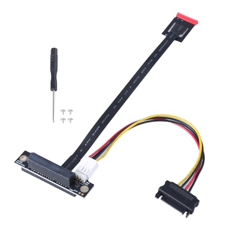 KASFDBMO Two Key to PCIE Fast Speed ​​Adapter Erweiterungskabel Mit Externer 12-V Stromversorgung Für Mehrere PC Komponenten von KASFDBMO