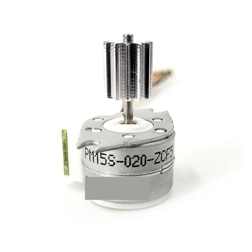 15mm 2-Phases 4-Wires NMB Stepper electronic starter with 12 Teeth Gear 28 Ohms 18 Degrees High Precision DC electronic starter Shaft 13mm Long Motor Starters von KDMYXBFZI