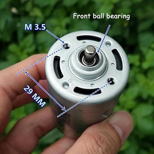 775 Model DC12V-24V electronic starter 0.6A 6700 RPM High Torque Front Ball Bearing Machine Dia 42mm Miniature Motors Motor Starters von KDMYXBFZI