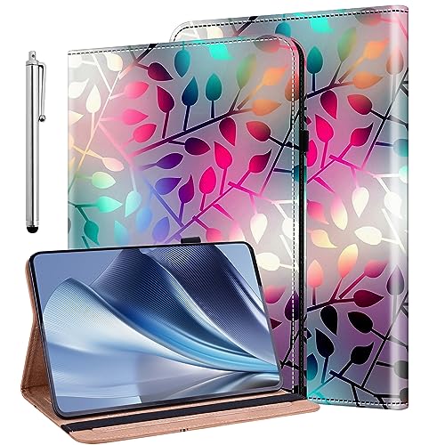 KEDBBAO Hülle für 7.9-Zoll iPad Mini 5/Mini 4/Mini 3/Mini 2/Mini 1 Schutzhülle Flip PU Leder Wallet Cover Case mit Stifthalter und Standfunktion für iPad Mini 5 2019 Hülle, Ahornblatt von KEDBBAO