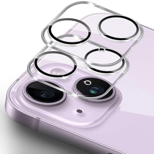 KEKBOXQ Kameraschutz für iPhone 14 und iPhone 14 Plus [2 Stück], 9H Kameraschutz Folie, Kamera Folie Transparent, Anti-Kratzer,Blasenfrei Panzer Schutz Glas, Ultra HD-Clear von KEKBOXQ