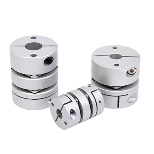 H6 Flexible Doppelmembran-Wellenkupplung D26L35 Kupplung for Schrittmotor-Encoder-Kugelumlaufspindel 1 Stück(12X12) von KGUDINZI