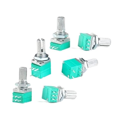 5 stücke B5K B10K B50K B100K B500K RK097 RV097NS Audio Verstärker Versiegelt Linear Volumen Potentiometer Widerstand 15mm Welle 3/5/6/8pins KHzIgRdY (Size : RK097N 3PIN 50K) von KHIRY